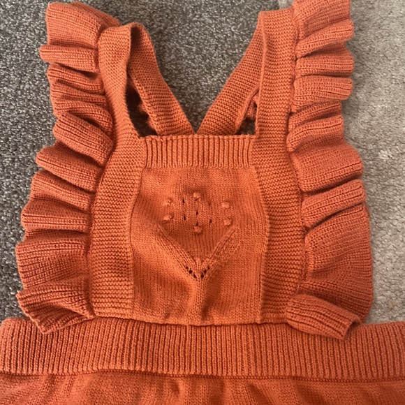 Cat & Jack mustard romper 18 m - Picture 2 of 5